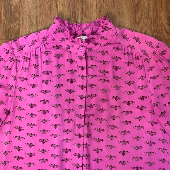 Joie Mintee Blouse in Orchid - Picture 8 of 15